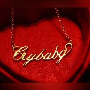 Crybaby Necklace in Heart Case